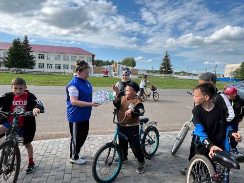 Яңа Әлем мәктәбе укучылары «Җәйне каршы алабыз» велоузышында катнашты
