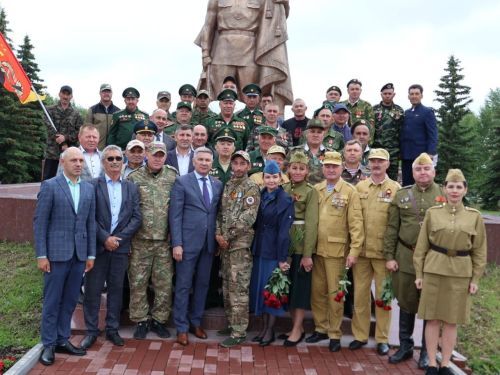 Бүген Җиңү байрагы Актанышка кайтты