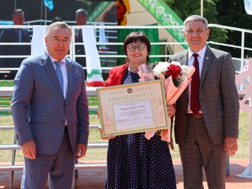 Сабантуйда Актанышның хезмәт алдынгылары хөрмәтләнде