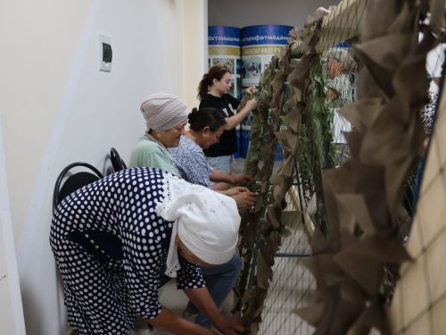 Актаныш инвалидлары маскировка челтәрләре үрә