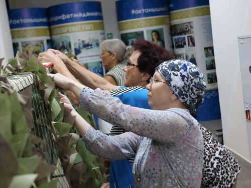 Актаныш инвалидлары маскировка челтәрләре үрә