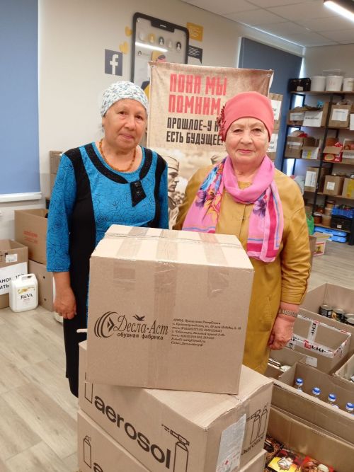 «Агыйдел дулкыннары» әдәби берләшмәсе әгъзалары гонорар акчаларына махсус хәрби операциядәге якташларыбызга ярдәм сатып алган