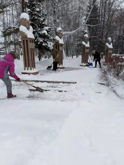 Актаныш сукмаклары һәрвакыт чиста, карлары көрәлгән!