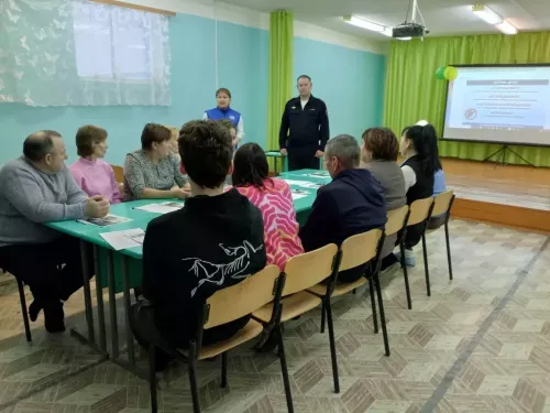 Актаныш районы Юл хәрәкәте Дәүләт автоинспекциясе җитәкчелеге Аккүз мәктәбе укучылары һәм аларның ата-аналары белән очрашты