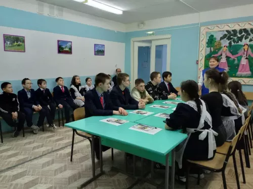 Актаныш районы Юл хәрәкәте Дәүләт автоинспекциясе җитәкчелеге Аккүз мәктәбе укучылары һәм аларның ата-аналары белән очрашты