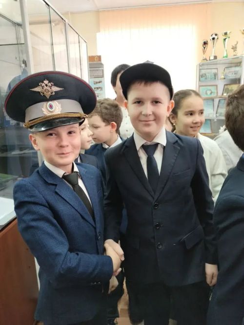 Укучылар Актаныш районындагы полиция хезмәте тарихы белән таныштылар