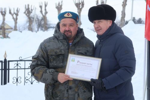Актанышның батыр, кыю уллары һәм кызлары Ватанны саклаучылар көнендә хөрмәтләнде