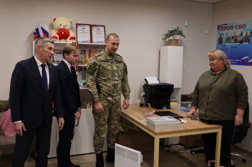 Россия Герое Рәсим Баксиковның Актаныштагы эш визитыннан фоторепортаж