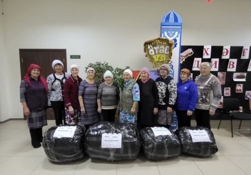 СВОдан рәхмәт сүзе: Әтәс өлкәннәре фронттагы якташларны 24 маскировка челтәре белән сөендерде