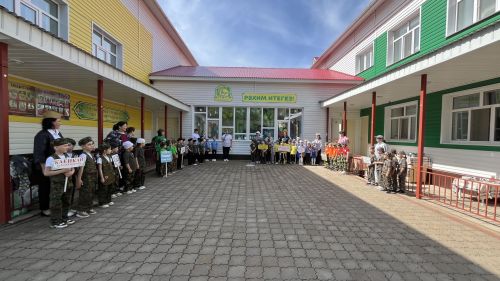 «Каенкай» балалар бакчасы базасында районкүләм «Аҗаган» хәрби-патриотик уены уза