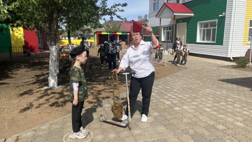 «Каенкай» балалар бакчасы базасында районкүләм «Аҗаган» хәрби-патриотик уены уза