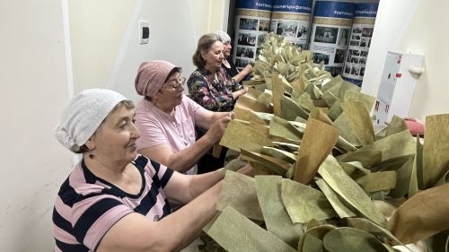 Халык көче — фронтка терәк: Актаныштан чираттагы гуманитар йөк юлга чыкты