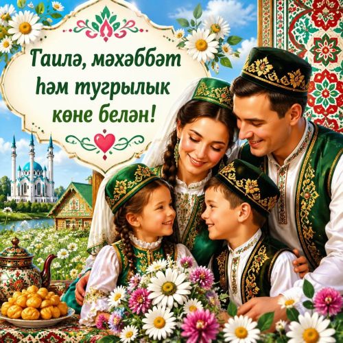 Гаилә, мәхәббәт һәм тугрылык көне белән!