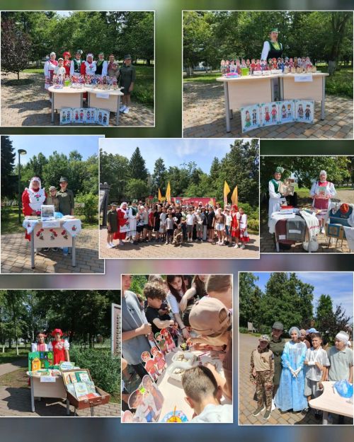 Актанышның мәдәният паркында 6 авыл китапханәчесе балалар өчен библиотур оештырды