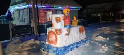 Авыл җирлекләренең Яңа елга бизәлеше