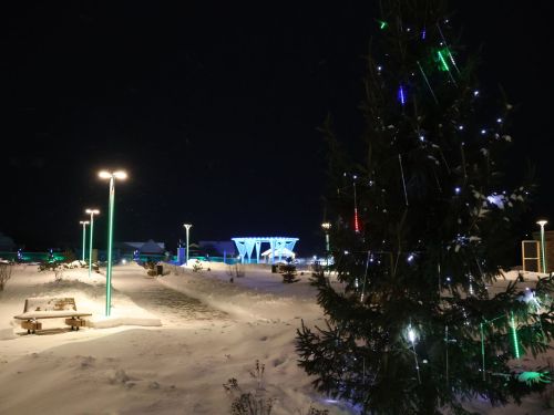 Авыл җирлекләренең Яңа елга бизәлеше