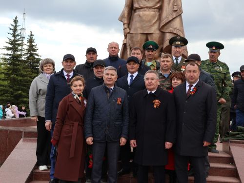 Бөек Җиңүгә 79 ел: Актанышта "Хәтер кайтавазы" бәйрәм тантанасыннан фоторепортаж