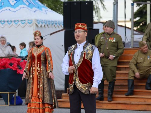 Бөек Җиңүгә 79 ел: Актанышта "Хәтер кайтавазы" бәйрәм тантанасыннан фоторепортаж