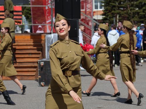 Бөек Җиңүгә 79 ел: Актанышта "Хәтер кайтавазы" бәйрәм тантанасыннан фоторепортаж