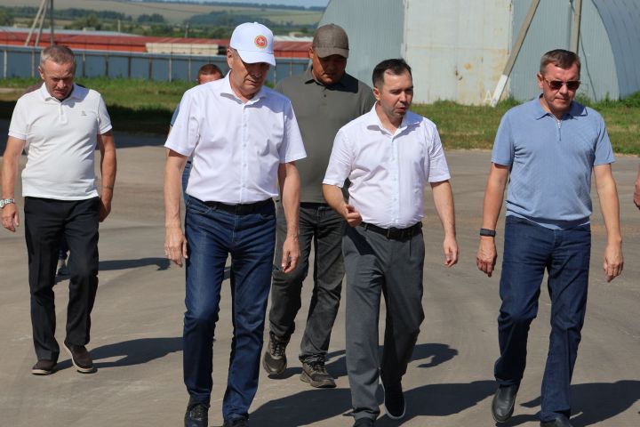 Актаныш районына ТР Авыл хуҗалыгы һәм азык-төлек министры Марат Җаббаров килде