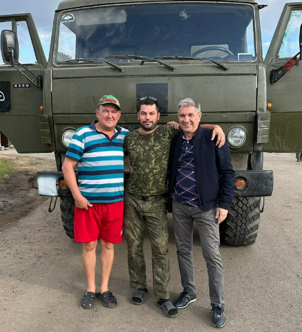 Районыбыз башлыгы Ленар Зарипов хәрби операциядәге райондашларыбызга гуманитар ярдәмне илтеп тапшырды
